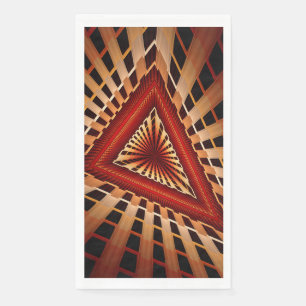 3D Fantasy Network Modern Fractal Graphic Design Napkin