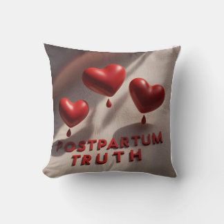 3D Floating Hearts & Tears: Balance of Emotion Cushion
