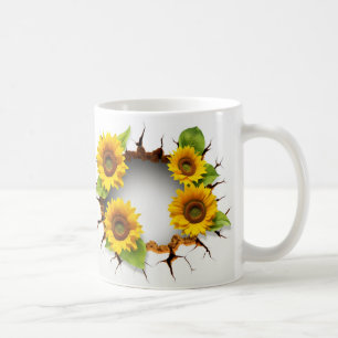 3D Floral Mug