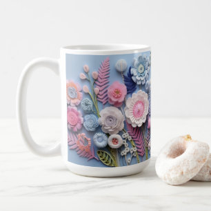 3D Flowers Coffee Mug