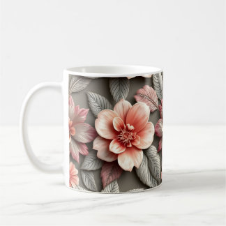 3D Flowers Coffee Mug