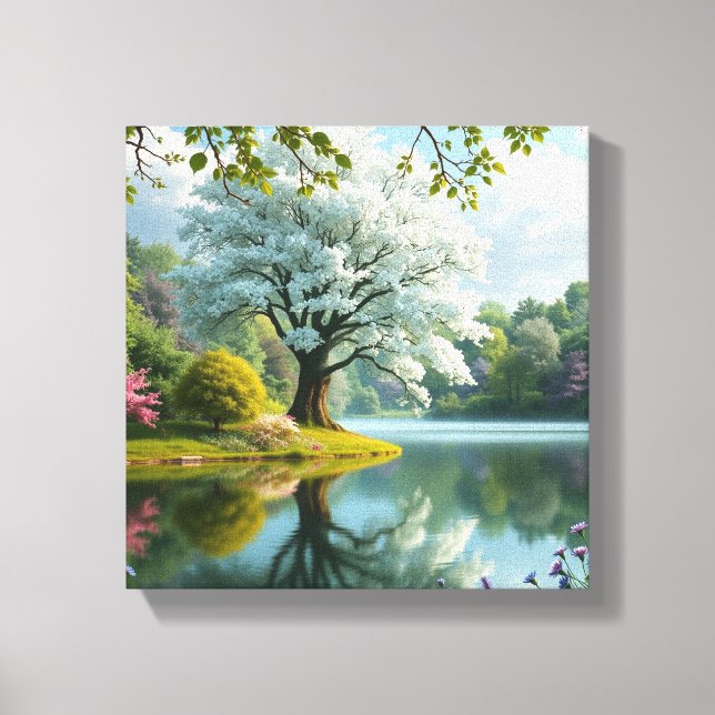 3D Forest Textured Wall Art Landscape Tree (Front)