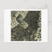 3D Fractal image postcard