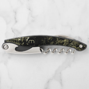 3D Fractal Mineral Geek Monogram Corkscrew