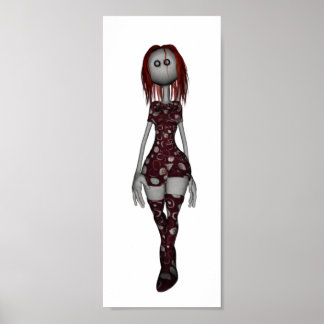 3D Freaky Bonga Doll - Redhead Poster