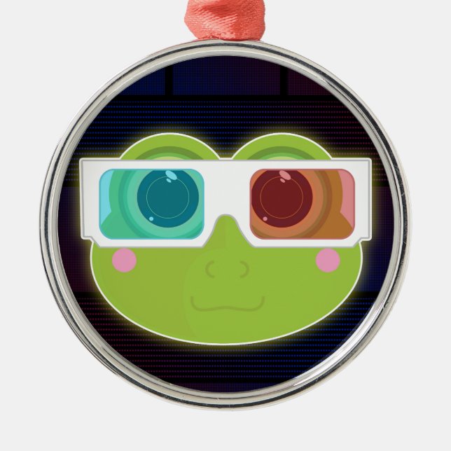 3D Frog Metal Tree Decoration (Front)