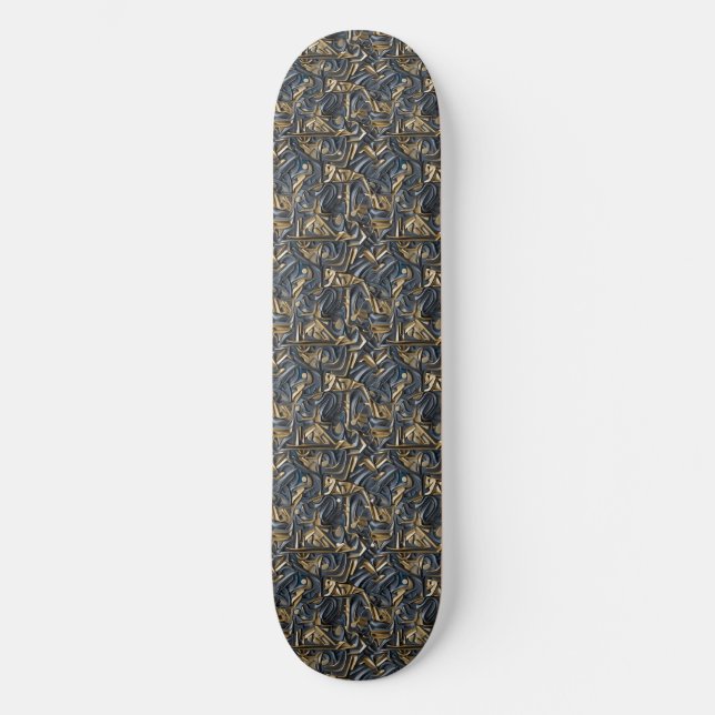3D Futuristic Skateboard (Front)