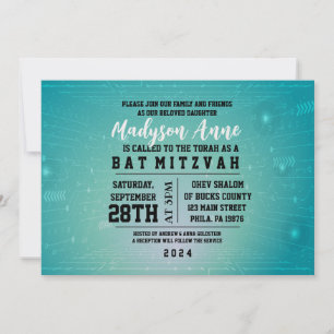 3D GAMER GAMING DIGITAL Bat Mitzvah Invitation