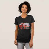 3d Garbage Truck Red T-Shirt (Front Full)
