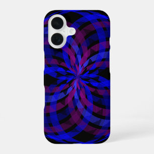 3D Geometric Flower Petal Center iPhone 16 Case