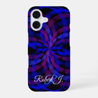 3D Geometric Flower Petal Centre iPhone 16 Case