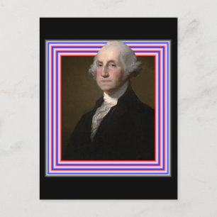 3D GEORGE WASHINGTON POSTCARD