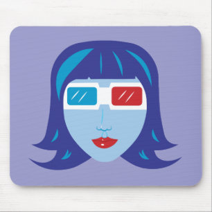 3D Girl Mouse Mat