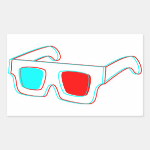 3D Glasses design - stickers