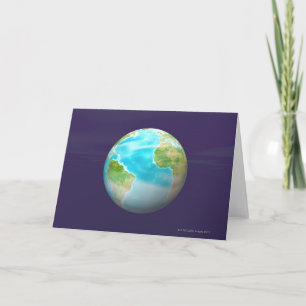 3D Globe 4 Card