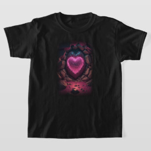 3d Glowing Heart Deep Inside T-Shirt