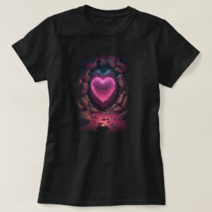 3d Glowing Heart Deep Inside T-Shirt