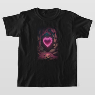 3d Glowing Heart Deep Inside T-Shirt