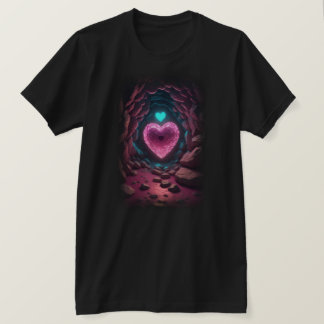 3d Glowing Heart Deep Inside T-Shirt