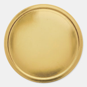 3D Gold Foil Seal Elegant Excellence Award Medal