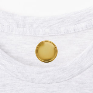 3D Gold Foil Seal Elegant Excellence Award Medal