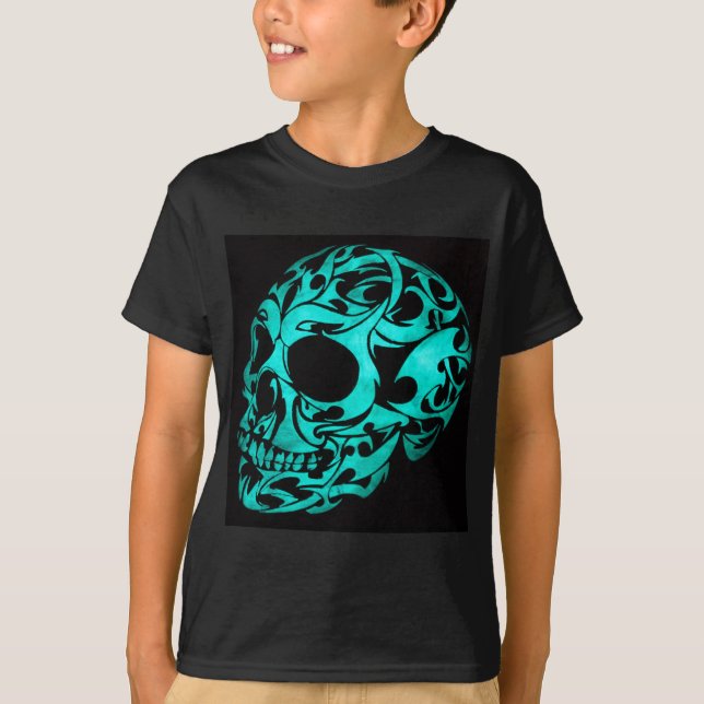 3D gothic skull T-Shirt (Front)