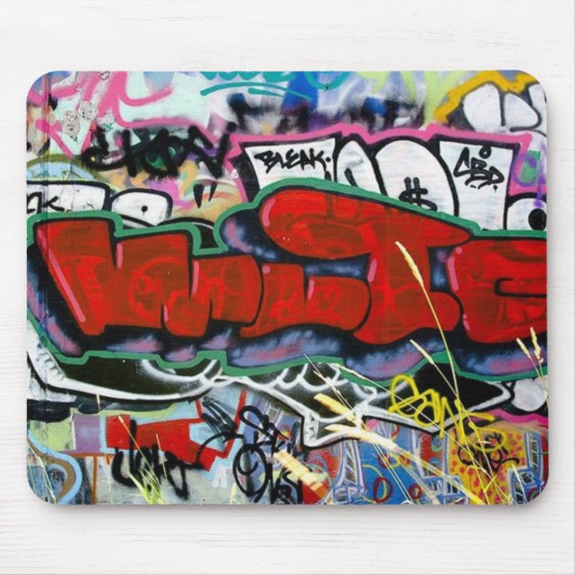 3D_Graffiti Mouse Mat (Front)