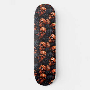 3D Graphic Skull Art Skateboard