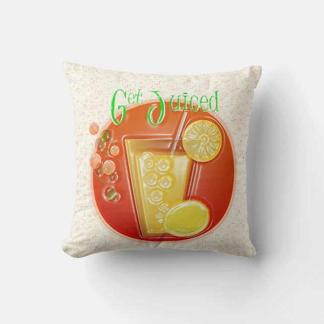 3D Graphics Party Time Pillows (Front)