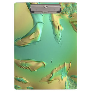 3D! ~ Green Buttercup ~ fractal original ~ 3D ~ Clipboard