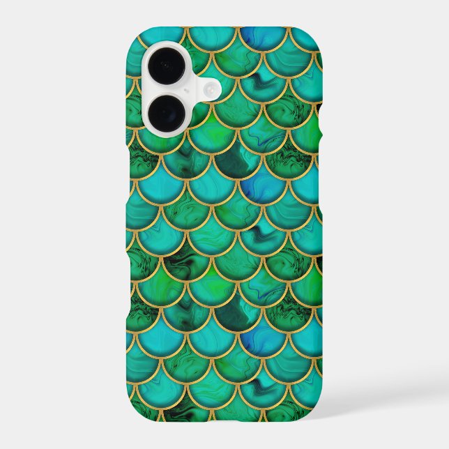 3d green scales with gold samsung galaxy s21 case (Back)