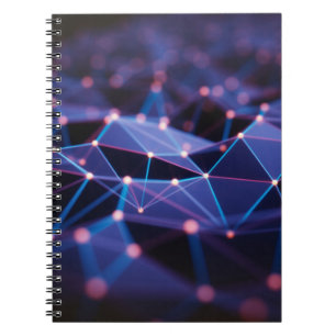 3D illustration. Abstract background, connection a Notebook