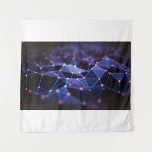 3D illustration. Abstract background, connection a Tapestry