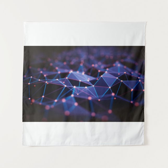 3D illustration. Abstract background, connection a Tapestry (Front)