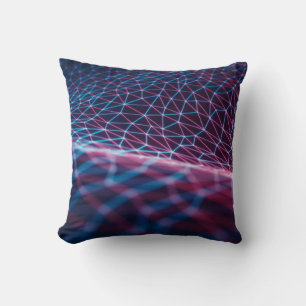3D illustration, embossed mesh representing intern Cushion