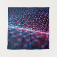 3D illustration, embossed mesh representing intern
