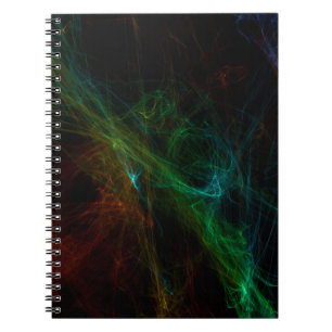 3d illustration of energy and emotion of color. My Notebook
