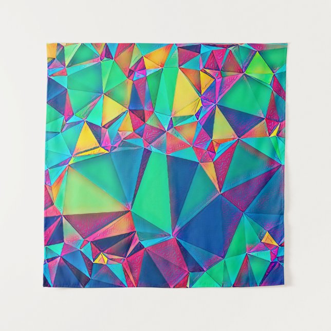 3D illustration. Trendy abstract background. Color Tapestry (Front)
