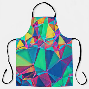 3D illustration. Trendy abstract background. Colou Apron