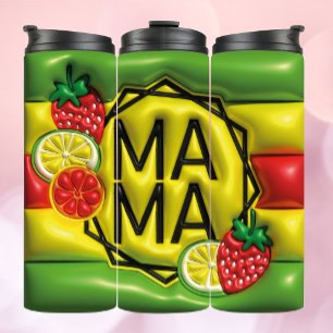 3D Inflated Tumbler - Summer Mama in Fruity Frame