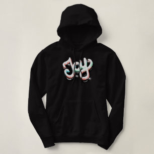 3D Joy Neon Grafitti Street Art Christian Hoodie
