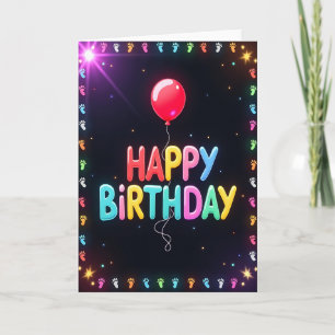 3D Joyful Birthday Card