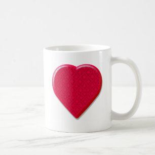 3D Lace Heart  Mug