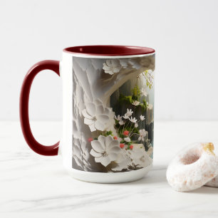 3D Landscape Mug Wrap Sublimation mug