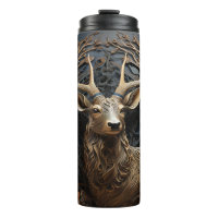 3d Large Antler Buck Deer Rustic