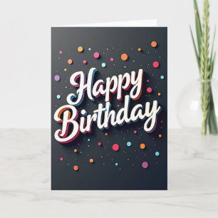 3D Layered Birthday Card