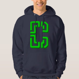 3d letter C logo design. Hoodie
