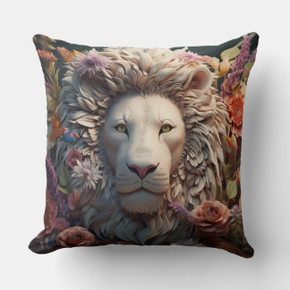 3d lion cushion