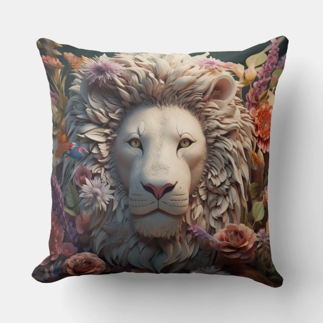 3d lion cushion (Front)