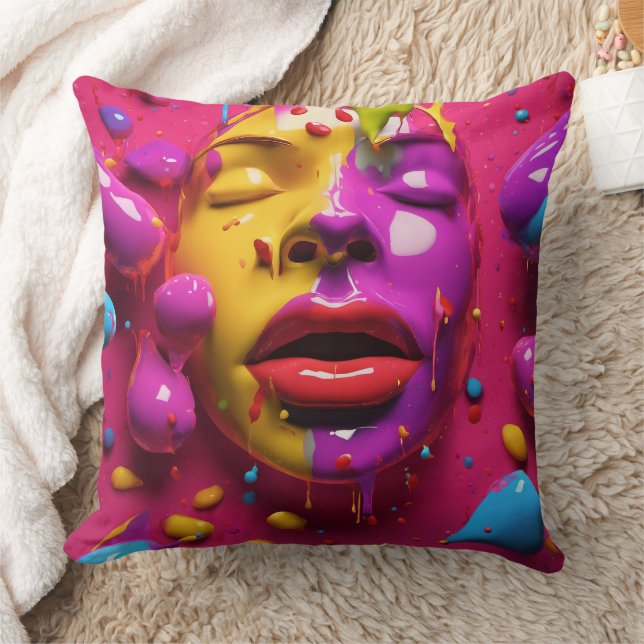 3D Lips - Cushion (Blanket)